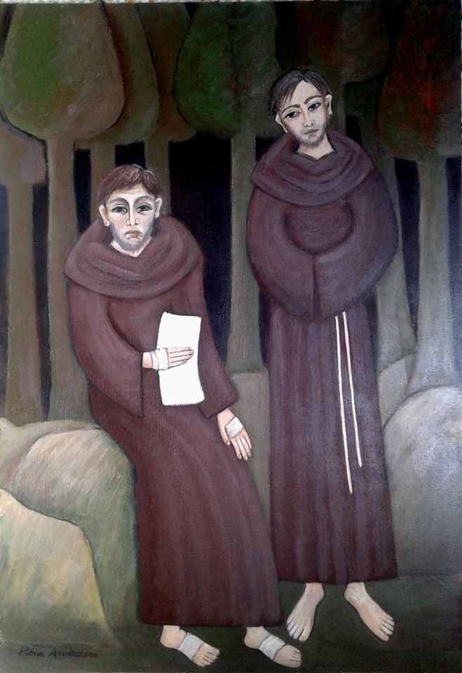 St. Francis with his brother Leo